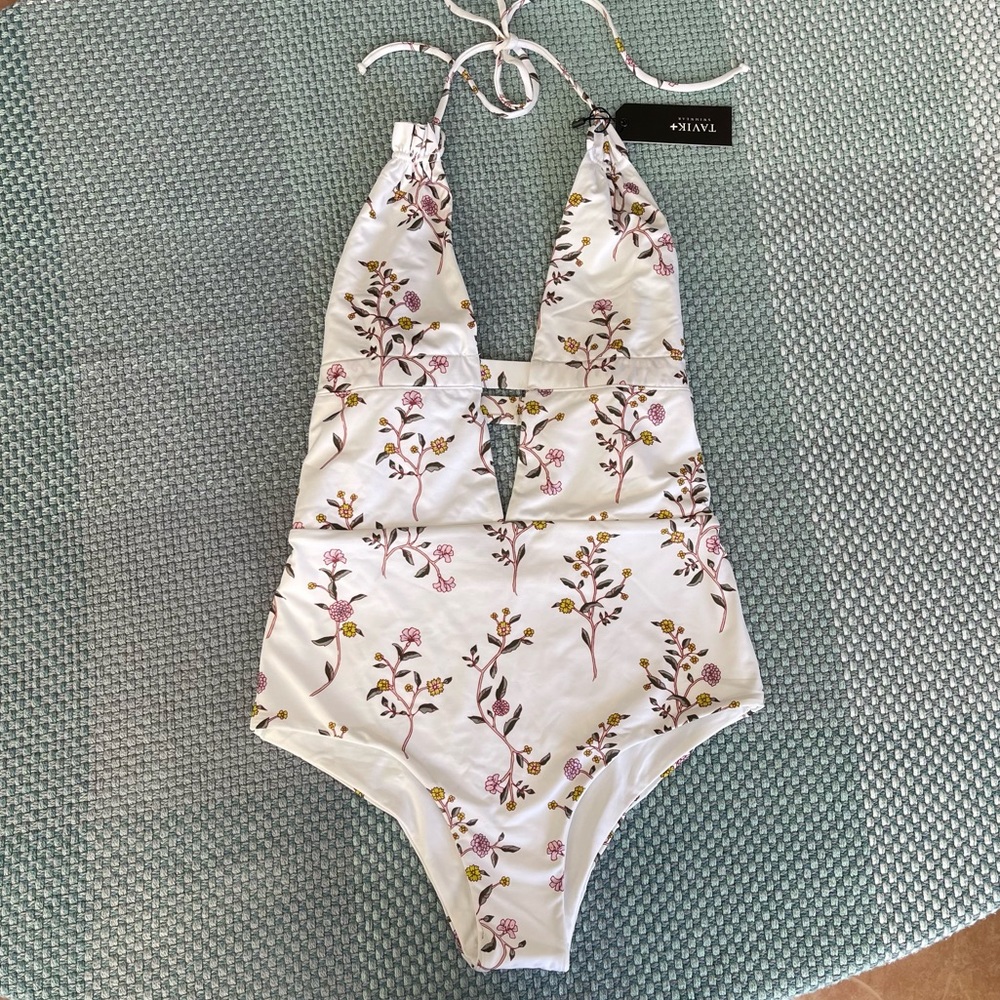 Tavik White Floral One-Piece Swimsuit